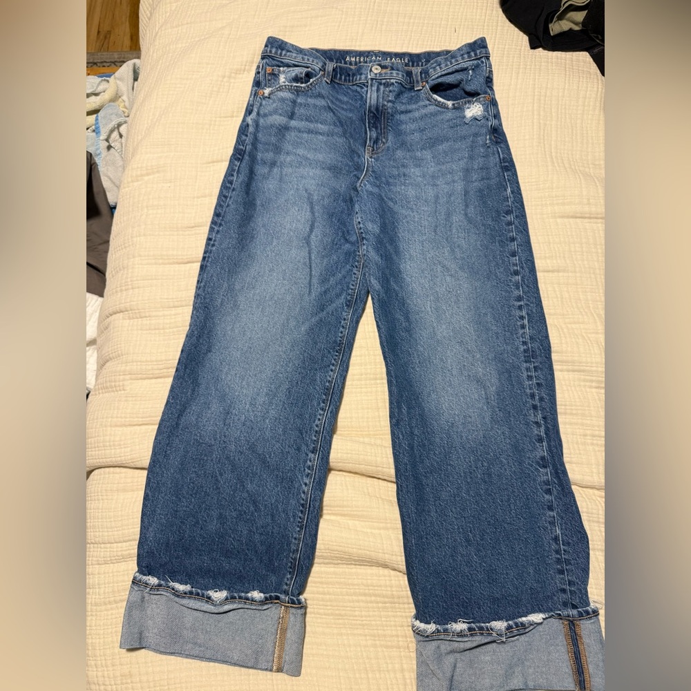 American Eagle Outfitters Blue Flare Jeans